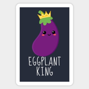 Eggplant King Sticker